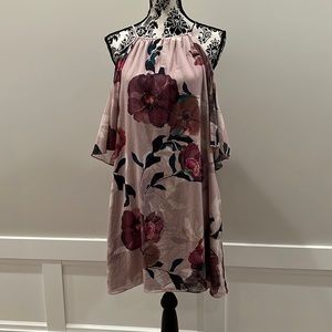 Beautiful Trina Turk Floral Cold Shoulder Dress, 8